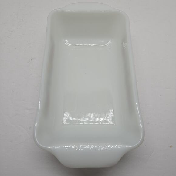 Vtg 1970 Anchor Hocking Fire King Nature's Bounty1-Qt Baking Dish Loaf Pan Fruit - Picture 5 of 9